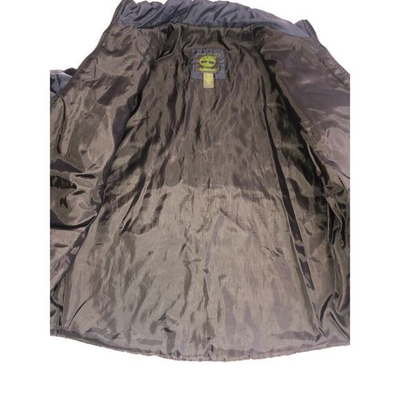 Timberland Mens Jacket Size L Navy Blue Puffy Quilted Lightweight Coat Outdoors - Picture 9 of 11